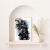 Mock Up Frame Close Up In Home Interior Background With Plant In Vase