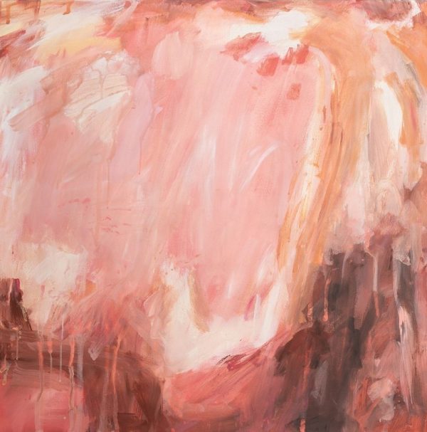 Rachel Prince Sunset Clouds 1 01 90cmx90cm Acrylic On Canvas $1300 Quiet Reflection Series 2020