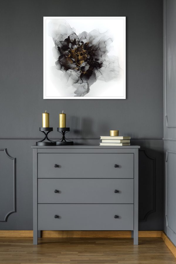 Cupboard With Candles And Books