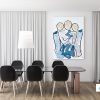 Modern Family Room Mother And Kids Painting Contemporary Bodyline Xi Sarah Jane Figurative Artist