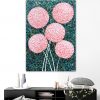 Room I Pink Flowers 70 X 100cm Artist Miranda Lloyd