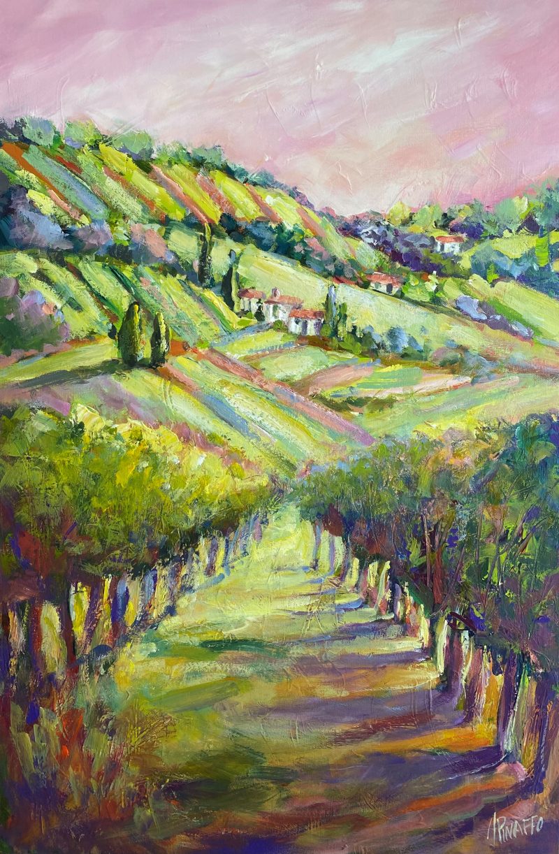 The hills and vines of Tuscany