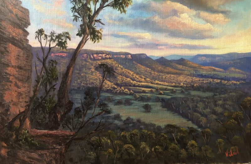 A view on Kanimbla Valley from Mt Victoria