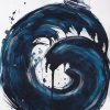 Artist Leni Kae Sailing To The Middle Enso Inspired Series Watercolour Art 1