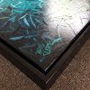 Black Fish In Aqua Sign Frame