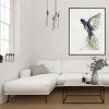 Call Of The Black Cockatoo Lounge Room2 Interior Design Sydney Artist Leni Kae 56x76cm