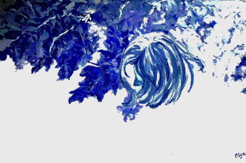 In the Park – Blue Wash Ltd Ed Print