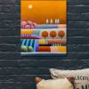 Orange Patchwork 20x24 Mockup2