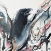 Sydney Artist Leni Kae Bird Artist As The Crow Calls