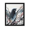 Sydney Artist Leni Kae Bird Artist As The Crow Calls Framed Eg2