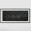Sydney Artist Leni Kae Framed Eg Connection Line Art Series Michaelangelo Hands 950px