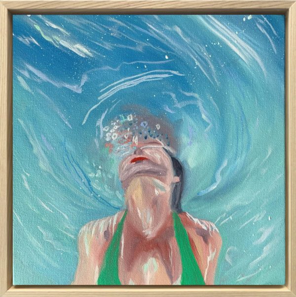 Tropical Vibes Alanah Jarvis Swimming Girl Art Australia