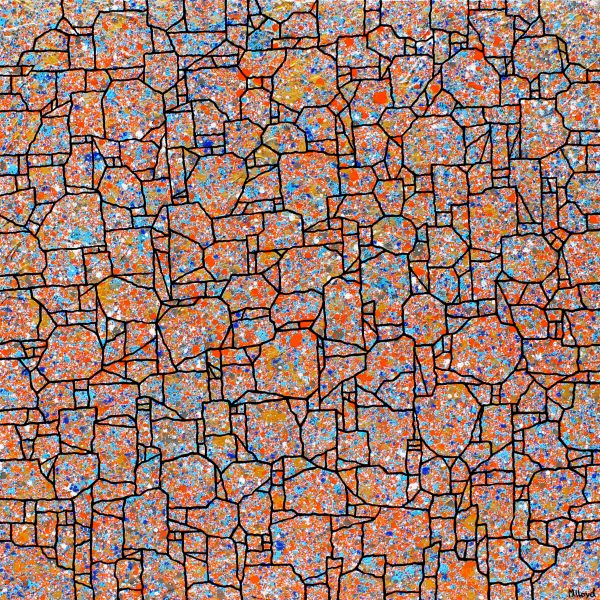 Abstract Burnt Outback Australiana