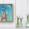 Alanah Jarvis Art Coastal Home Tropical Vibes Insitu On Wall