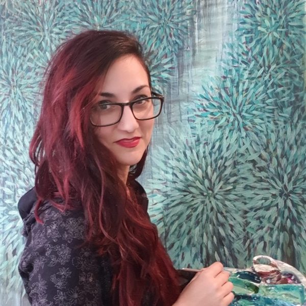 Sydney Artist Leni Kae Connection Line Art Series Michaelangelo Hands 900px