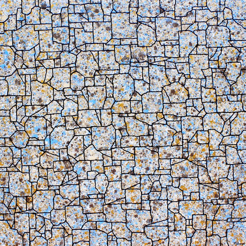 Abstract Earthy Stone Wall