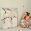 Soft Bedroom Art By Sarah Jane Electric Dreams Abstract Painting