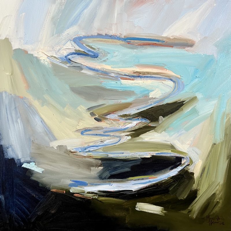 Her Dream of Green and Blue