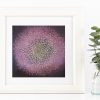 Leni Kae Healing Landscape Mandala Edition Pink Petal Mandala Framed Interior Design Example