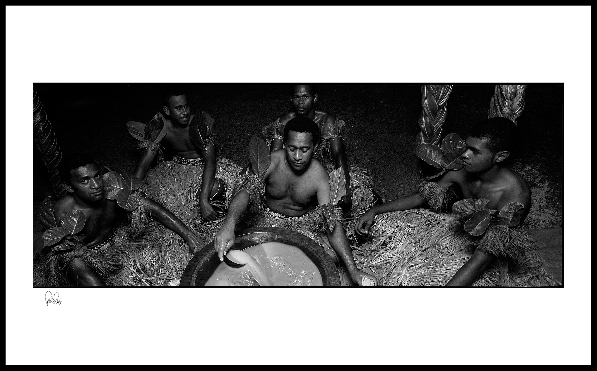 Pj 040.s.kava Ceremoney.130x80cm