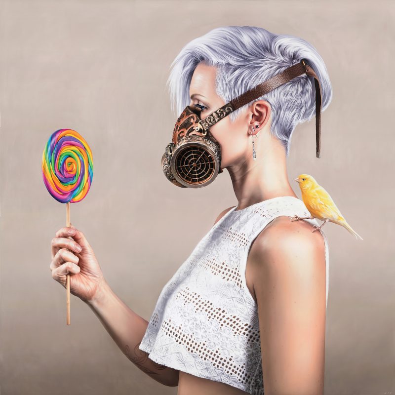 Provocateur By Lixnorth 2018 Oilonaluminium 1000x1000mm 72dpi 2900px 800x800