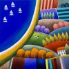 Seaside Sailing 20x20 Large