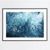 Sydney Artist Leni Kae Framed Landscape Eg In The Deep Border Abstract Seascape