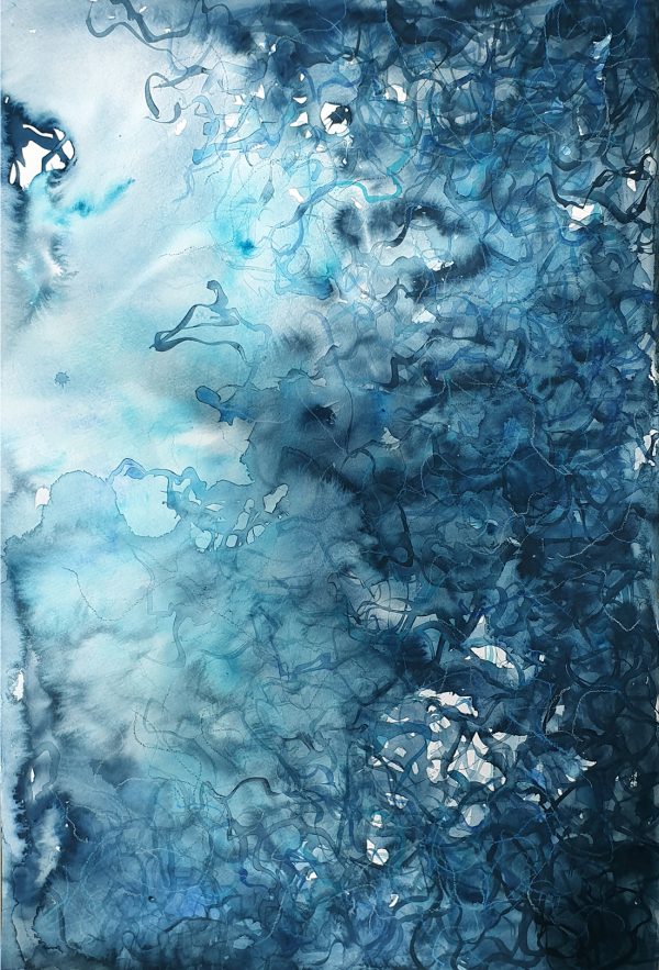 Sydney Artist Leni Kae In The Deep Abstract Seascape