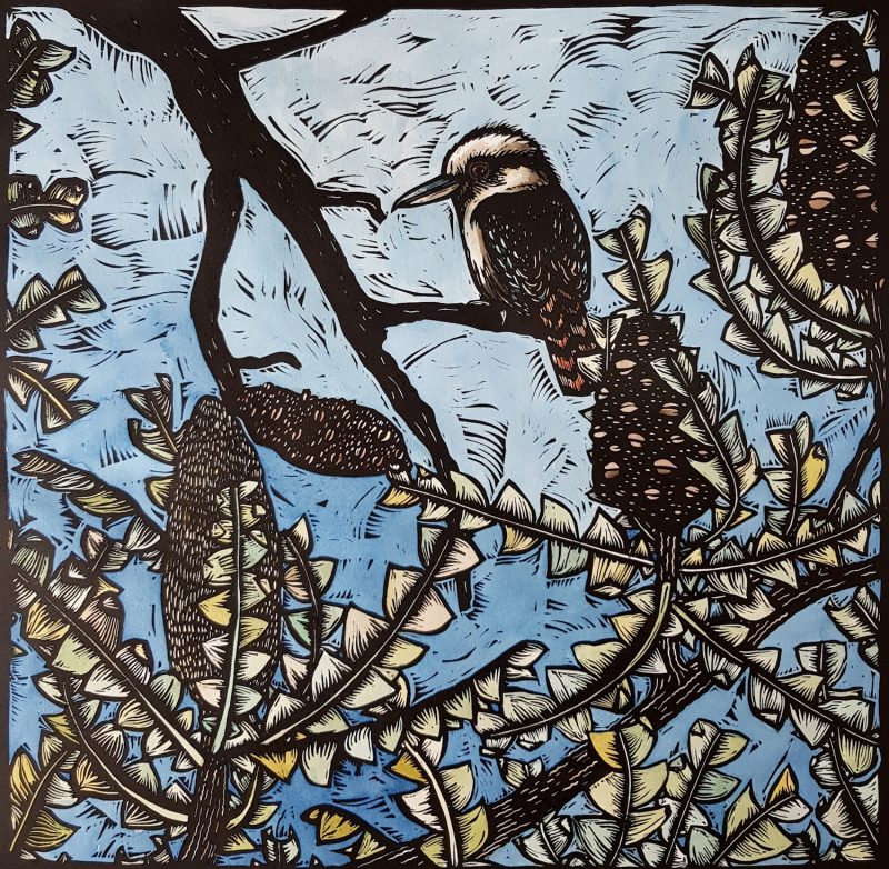 The Lookout (linocut variable edition) Ltd Ed Print 1 of 5