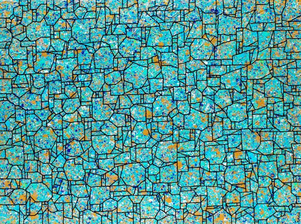Abstract Coastal Geometric Miranda Lloyd Art