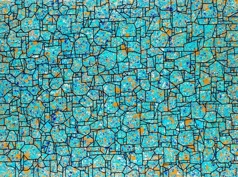 Coastal Geometric Abstract vs 1 – SOLD