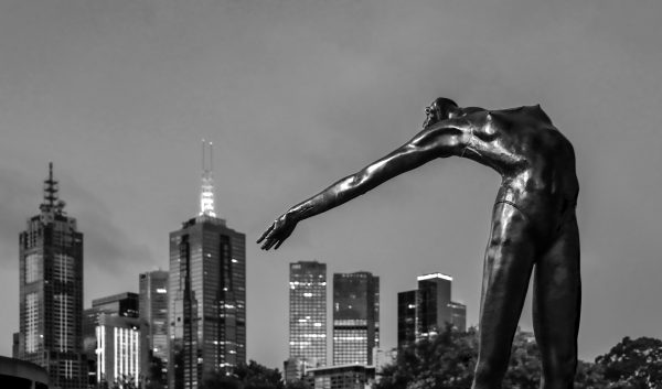 Bw Statue Melbourne