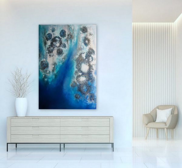 Blue Painting Petra Meikle De Vlas1