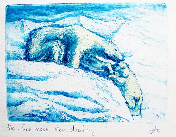 Etching. One More Step, Darling Sm