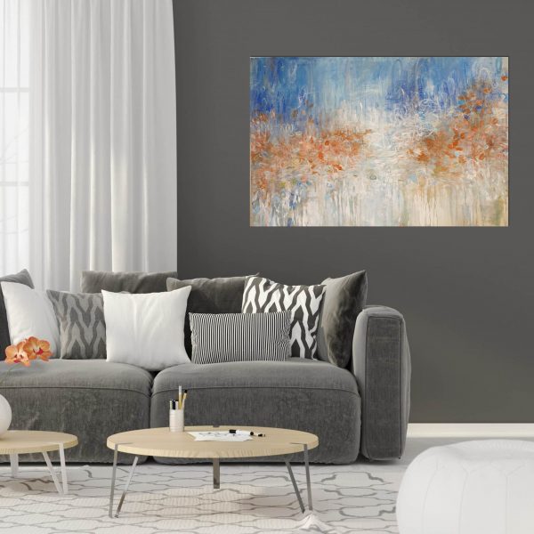 Orange Blossom Drk Wall Grey Lounge Flr Rm