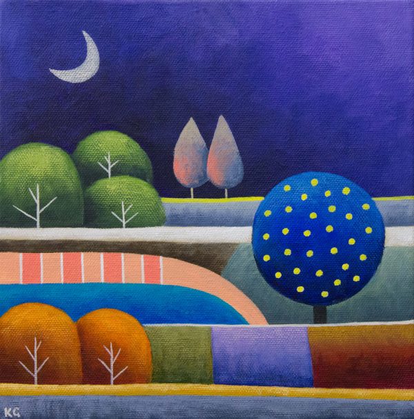 Purple Patchwork Petite 8x8 Large