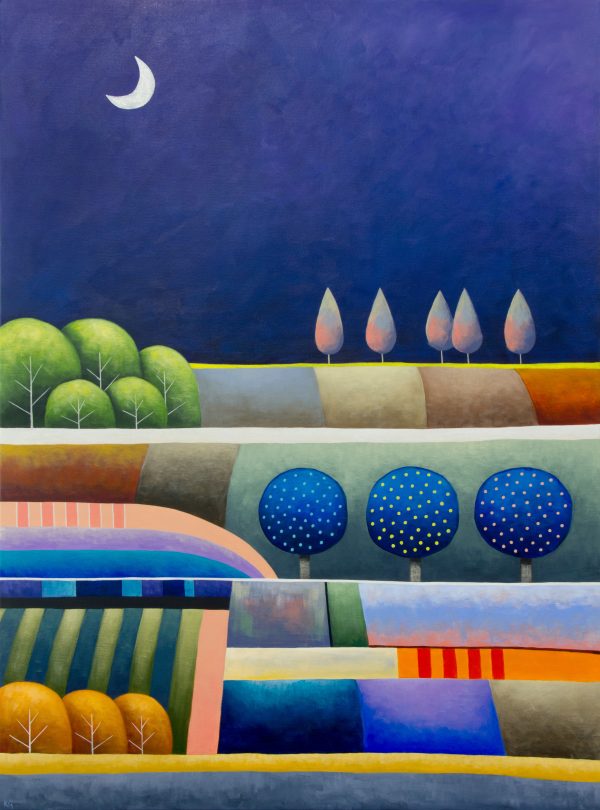 Purple Patchwork No2 Large