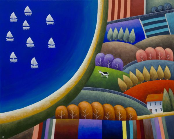 Seaside Sailing No2 24x30 Large