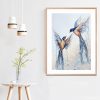 Sydney Artist Leni Kae Dance Of The Swallows Interior Design Living Room Bird Art A2 Original 