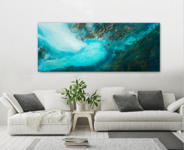 Teal Wall Art Petra Meikle De Vlas3