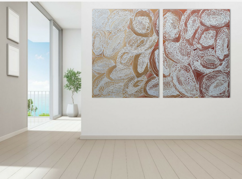 The Desert Stones – diptych