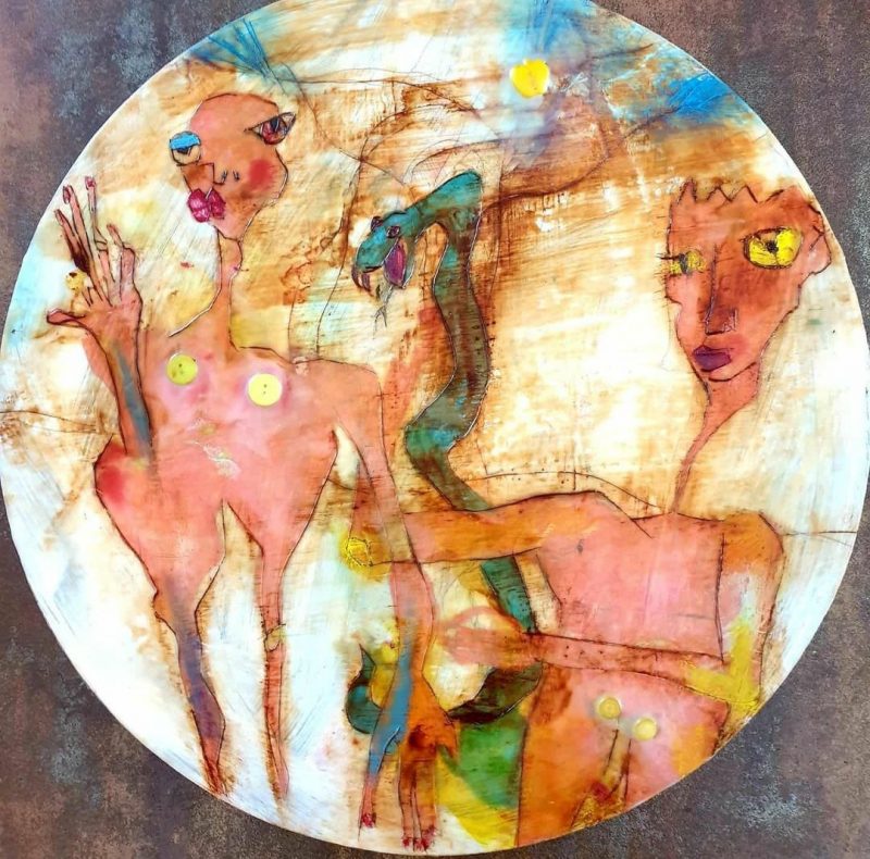 Adam Eve and the Snake