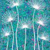 Agapanthus Small White Abstract Miranda Lloyd