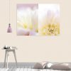 Dahlia Diptych Canvas Print Bernadette Meyers Art Lovers Australia