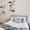 Feminine Bedroom Sarah Jane Original Paintings Reengage I And Ii