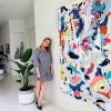 Sarah Jane Paints Large Happy Abstract Artworks When Tomorrow Comes
