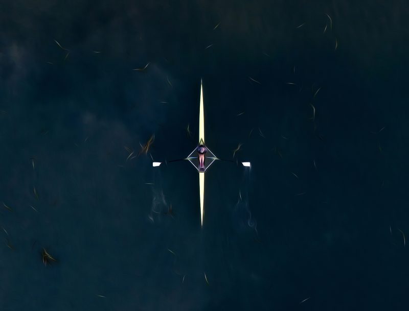 Simplicity of a single scull