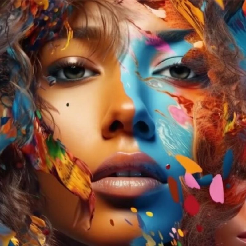 Colour Psychology What Colours Do You Need In Your Lifecollage Colorful Women39s Faces Generative Ai 965649 2235