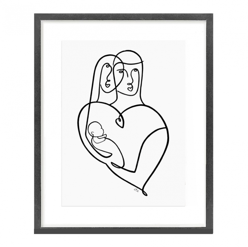 Lovers Child  Framed