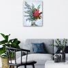 Blue Waratah Original Painting Insitu